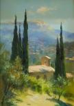 La Chapelle le matin - Huile