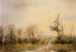 A contre-jour - Aquarelle