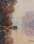 L'Aven à Kerscaff (Variation 3) - Aquarelle
