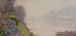 Quai Brizeux (Pont-Aven) - Aquarelle