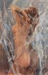 Nu, d'après Rodin - Technique Mixte
